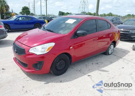 2020 Mitsubishi Mirage G4 Es из США, поврежденный, VIN ML32F3FJ4LHF10954